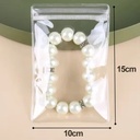 طقم اكياس بلاستيك محكمة الغلق لحفظ الاكسسوارات اثناء السفر والخروجات - 8 قطع