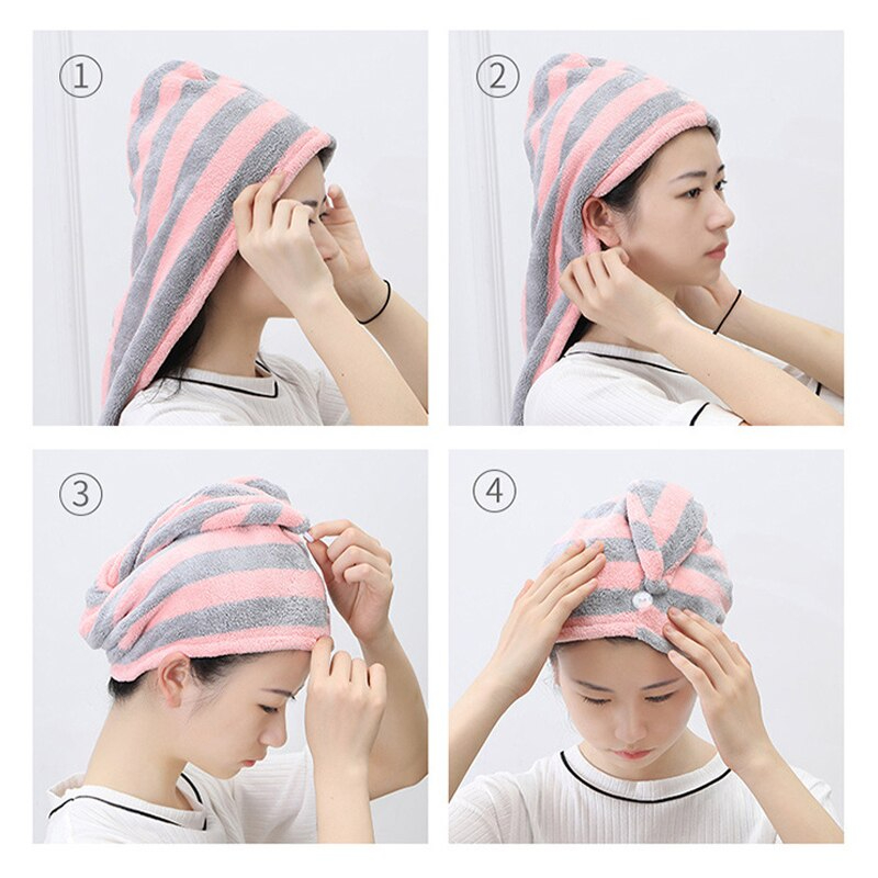 بونية شعر من الألياف الناعمة لتجفيف الشعر أسرع