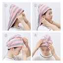 بونية شعر من الألياف الناعمة لتجفيف الشعر أسرع