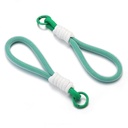 ميدالية مضفرة بمشبك لتعليق مفاتيح السيارات والمنزل والشنط