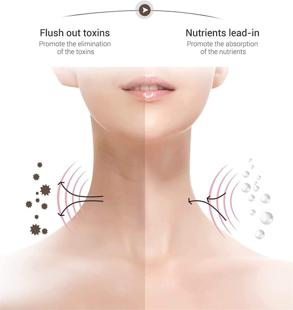 جهاز تدليك البشرة والرقبة للحماية من التجاعيد ب 3 اوضاع مختلفة -يعمل بالشحن