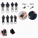 طقم سوست 6 قطع ب 3 احجام مختلفة للجواكت والشنط