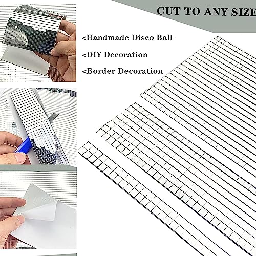 ورق حائط زجاج لاصق لتزيين الحوائط20 *20 سم