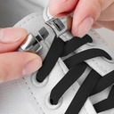 رباط حذاء مرن بقفل لضمان عدم الفك للاحذية الرسمية والرياضية بالوان مختلفة للكبار والاطفال