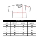 Red Butterfly كروب توب اوفر سايز باللون الرمادي المحجر