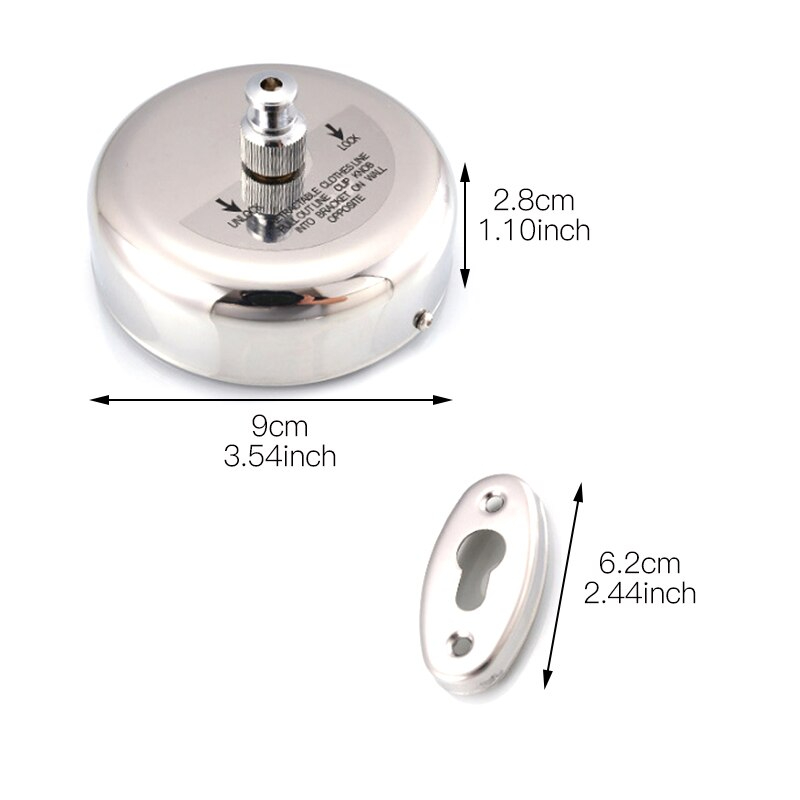 منشر غسيل معدني قابل للطي ومقاوم للصدأ مناسب للسفر