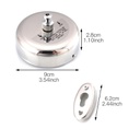 منشر غسيل معدني قابل للطي ومقاوم للصدأ مناسب للسفر