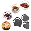 طقم صوانى كيك تيفال كلبس ٣ اشكال دائرى ومربع وقلب