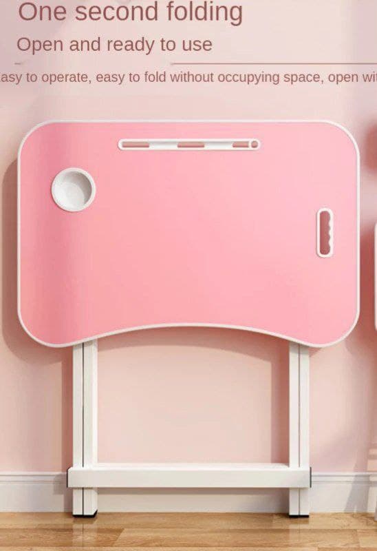 ترابيزة قابلة للطي متعددة الأستخدامات بحامل لكوب وحامل للهاتف او الأي باد