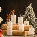 اباجورة مضيئة ديكور علي شكل شمعة من الاكليريك