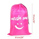 طقم سلتين للغسيل والكي لتقسيم الملابس بحجم جامبو برباط غلق محكم