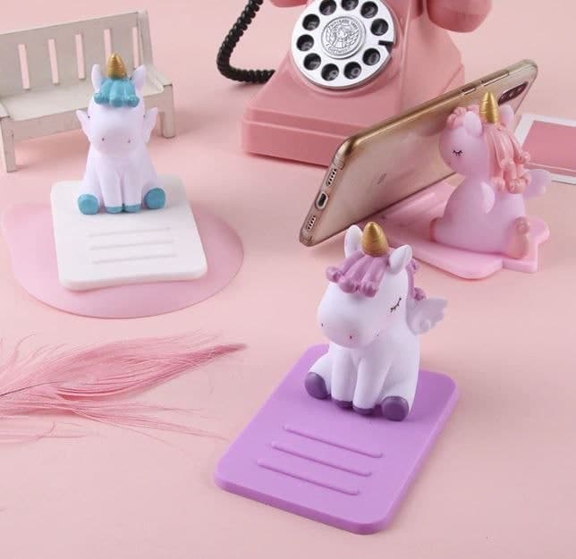 حامل موبيل وتابلت على شكل يونيكورن المحبب للبنات والأولاد
