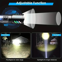 كشاف طوارئ ب 3 اوضاع اضاءة مختلفة مزود بيو اس بي للشحن