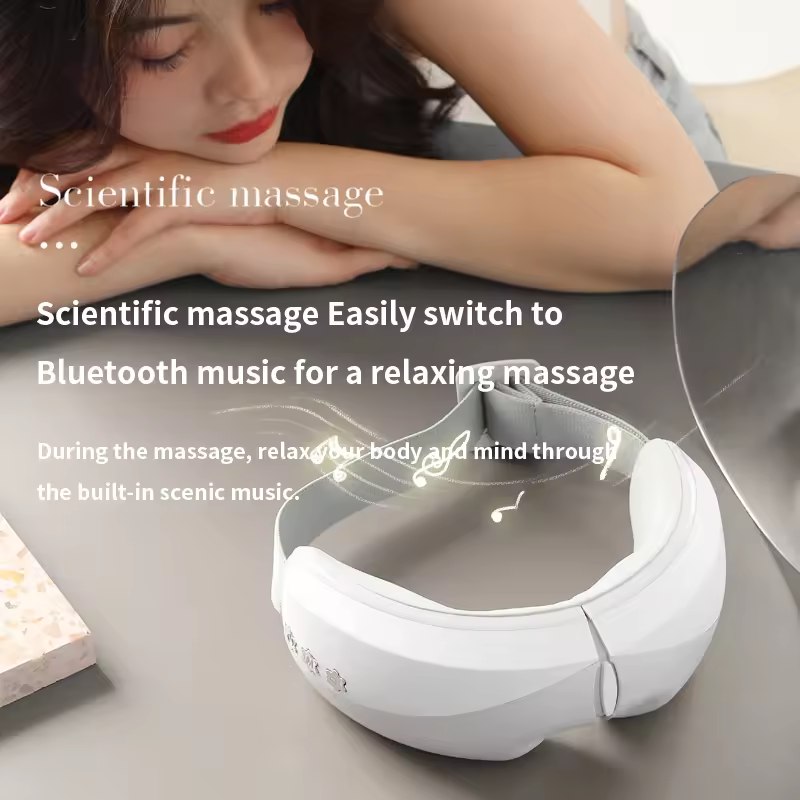 جهاز مساج العين الذكي  بتقنية الضغط الهوائي والاهتزاز - قابل للشحن