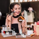 مجموعة منظمات أكريليك شفافة  8 قطع بمقاسات مختلفة لتنظيم الأدراج