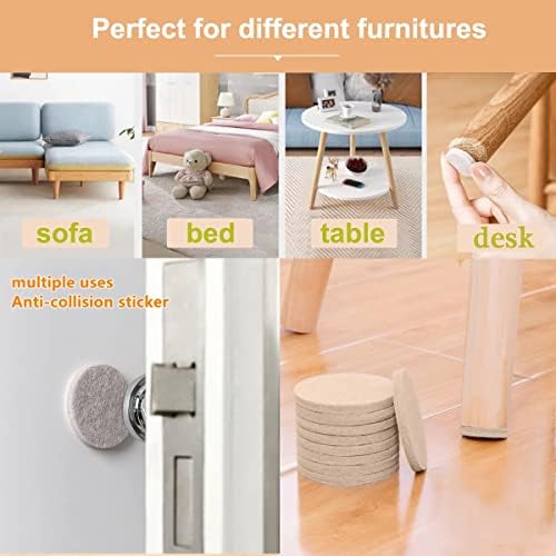 مانع انزلاق الكراسي و خدش الارضيات مصنوع من الالياف 16 قطعة