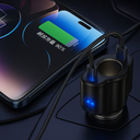 شاحن سيارة ب 3 نوافذ للشحن السريع _ 130 وات