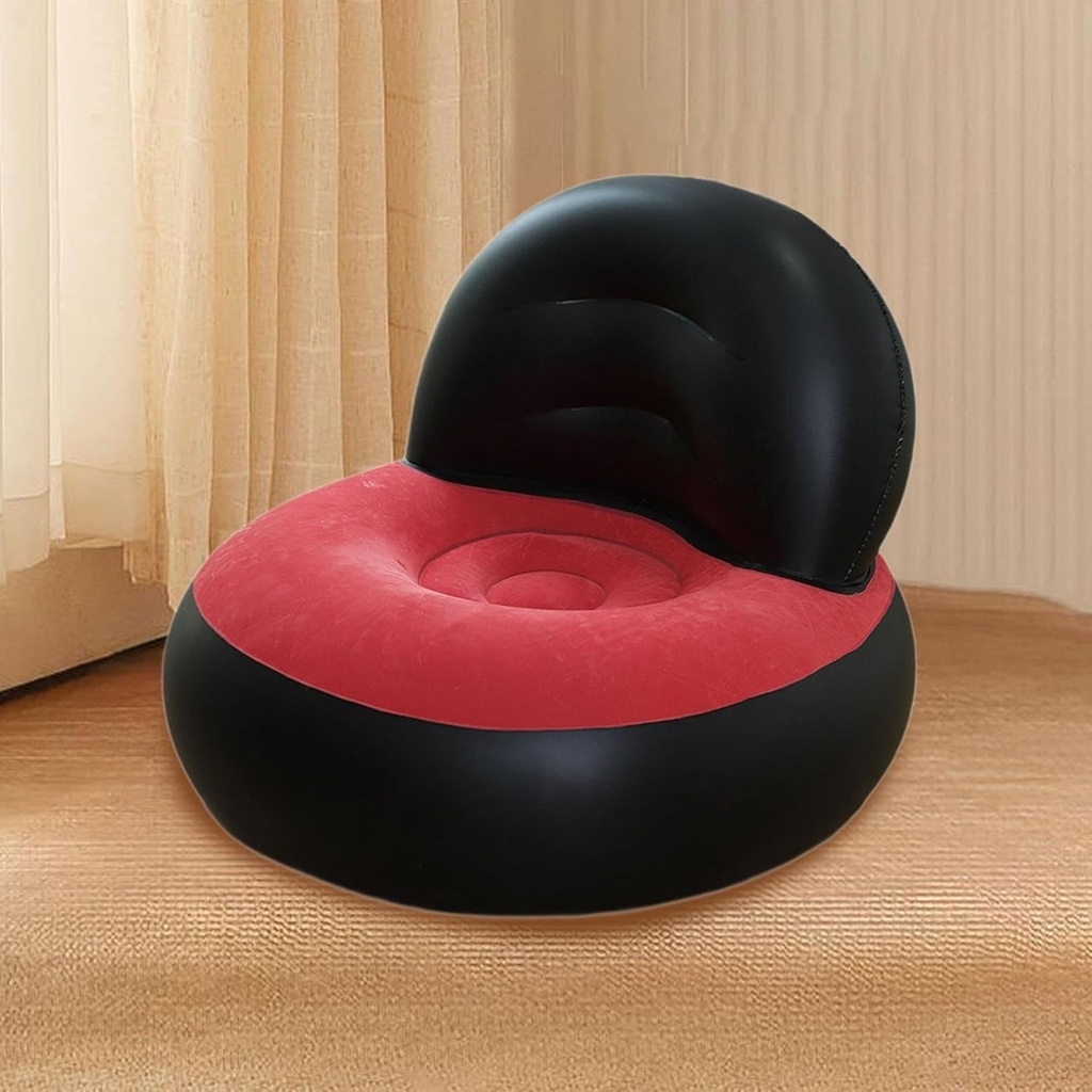 كرسى قابل النفخ مع مضخة هواء  تصميم مريح للاستخدام الداخلي والخارجي