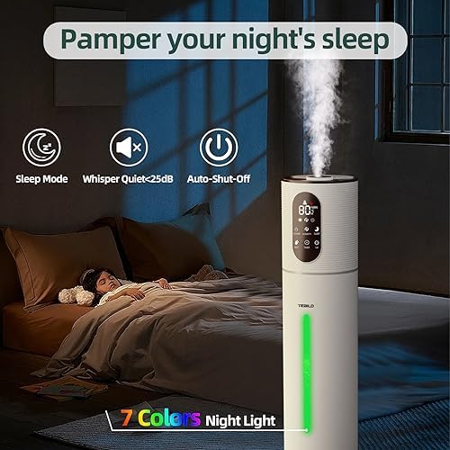 EL-943مرطب ومعقم هواء بشاشة تاتش سعة 8 لتر 28 وات مع ريموت كنترول للتحكم عن بعد