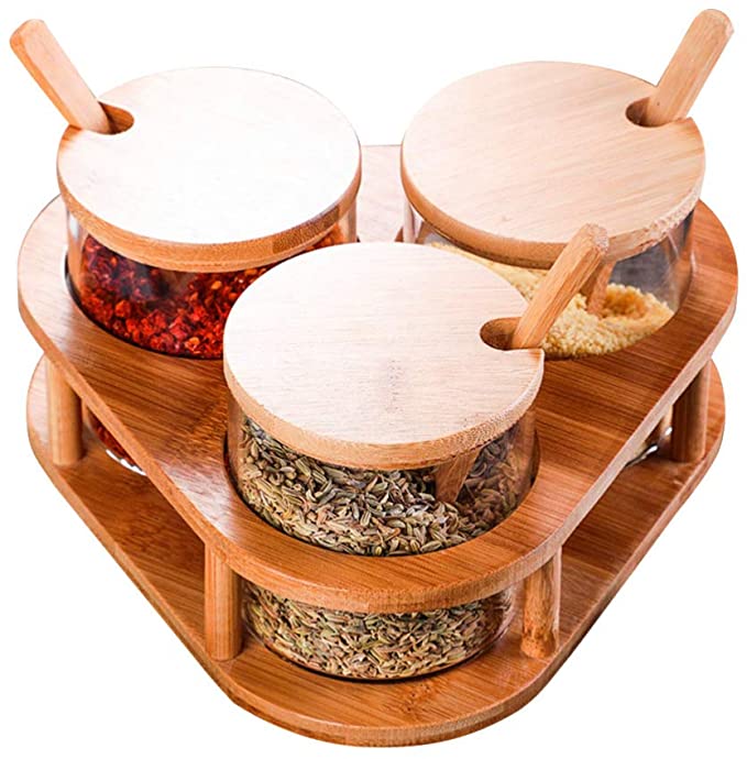 طقم توابل زجاج