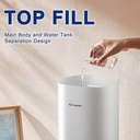 منقي هواء ومرطب بشاشة ليد سعة 8 لتر 28 _ وات مع ريموت كنترول للتحكم عن بعد