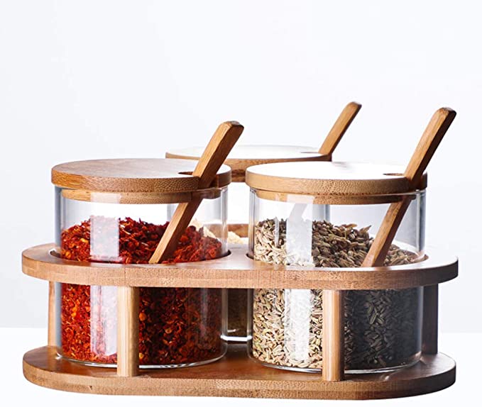 طقم توابل زجاج