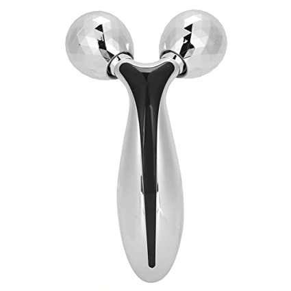 جهاز تدليك أسطواني يدوي ثلاثي الأبعاد للوجه والرقبة من البلاتينيوم