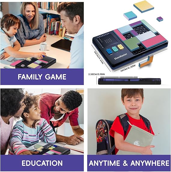 لعبة مطابقة الألغاز الإلكترونية لتطوير التفكير المنطقي – 500+ مستوى