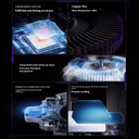 مروحة سلكية لتبريد الهاتف مزودة ب 3 مستويات إضاءة