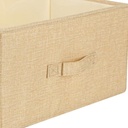 منظم ملابس قابل للطي من الكتان