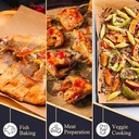 رول ورق زبدة حراري مضاد للاتصاق للمخبوزات مقاس 5 متر