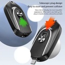 باور بانك صغير الحجم مزود بسلسلة مفاتيح للتعليق 1200 مل أمبير