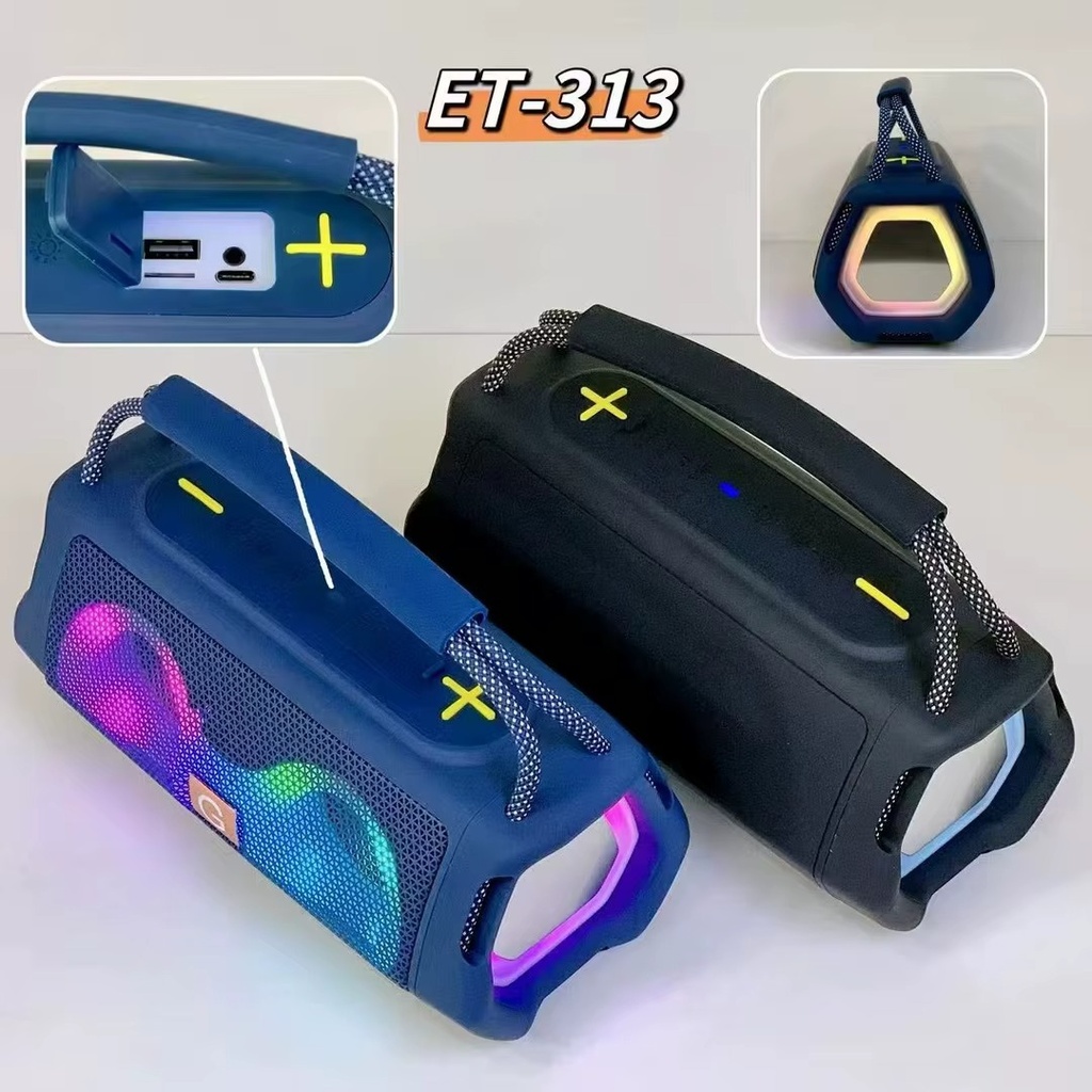 سبيكر مكبر للصوت لاسلكي  بالوان ار جي بي  - بطارية 4000 ملي امبير