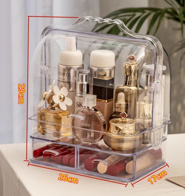 منظم مكياج اكليرك شفاف