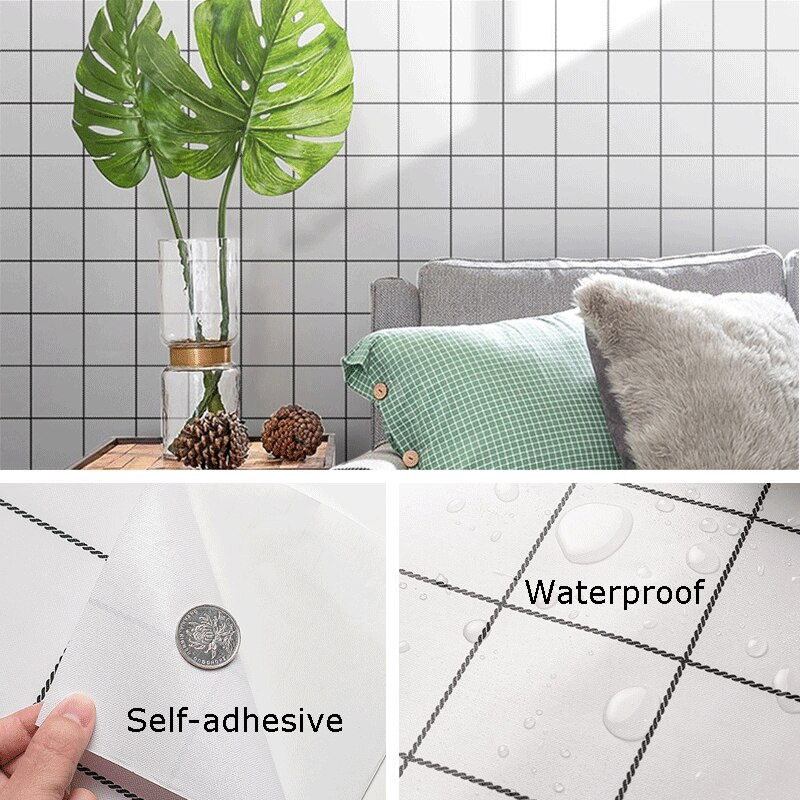 أستيكر ذاتي اللصق ومقاوم للماء متعدد الأستخدامات للمطبخ والحمام وغرف النوم والمعيشة