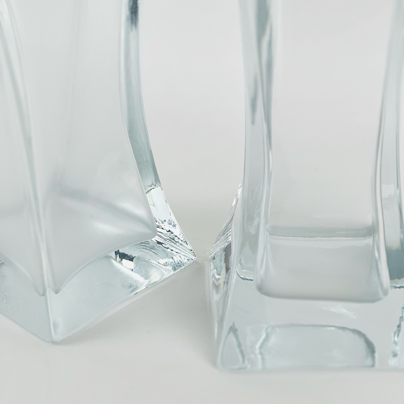 فازة زجاج شفاف مقاس 30 * 12 سم لترتيب الزهور وتغير الديكور