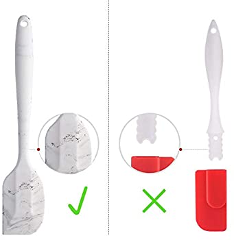 معلقة سباتولا سيليكون لتقديم الطعام علي شكل ماربيل مميز