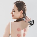 مسدس مساج مزدوج ب 3 رؤوس مختلفة + 5مستويات لتخفيف واسترخاء عضلات الجسم