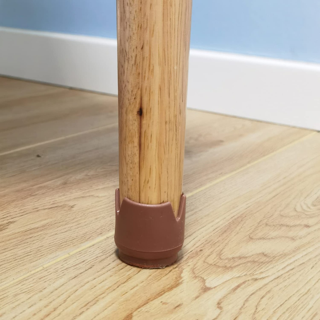 مانع انزلاق رجل الكرسي وخدش الباركيه 4 قطع من المطاط