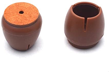 مانع انزلاق رجل الكرسي وخدش الباركيه 4 قطع من المطاط