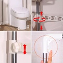 استاند فوق التواليت ب3 رفوف وعليقات جانبية