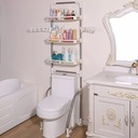 استاند فوق التواليت ب3 رفوف وعليقات جانبية