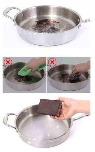 ليفة غسيل صحون نانو كربون خشنة