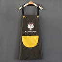 مريلة مطبخ وتربروف بأشكال مختلفة بجيب وجوانب قماش ميكروفيبر لتنشيف اليد