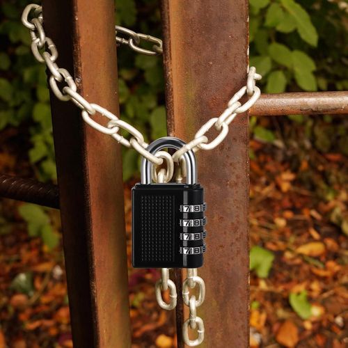 قفل أمان برقم سري من 4 أرقام للمنازل وشنط السفر والمكاتب