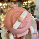 زمزمية بشاليموه بتصميم طائرة مجسمة مع حزام كروس للمدرسة والنادي -550 ملل