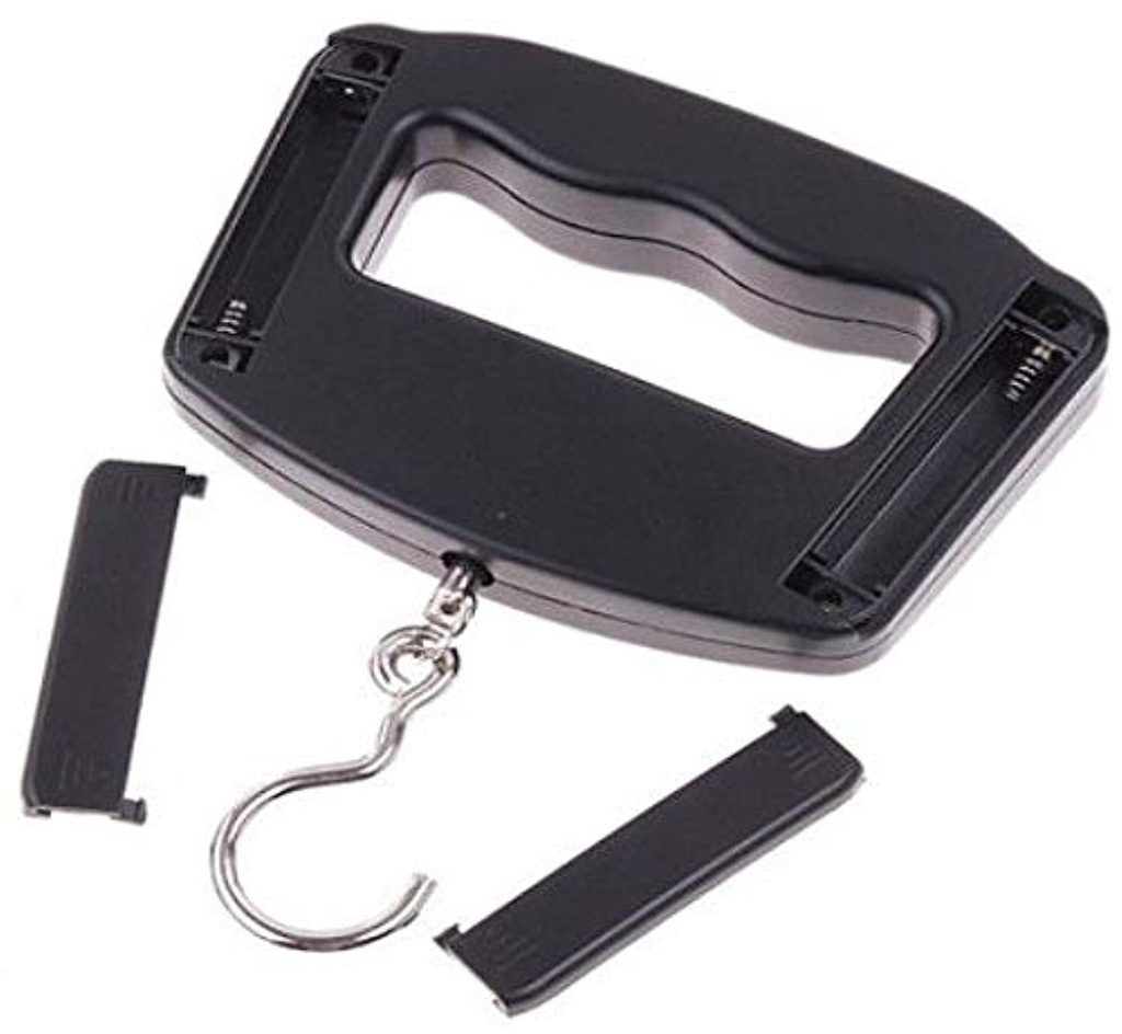 ميزان ديجيتال محمول لوزن شنط السفر بشاشة ليد رقمية مضيئة سهلة القراءة