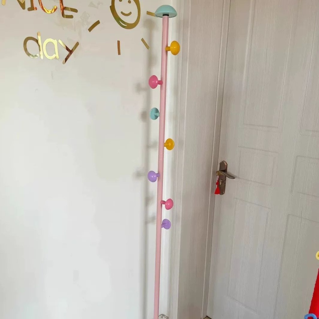 شماعة ملابس بتصميم مشروم لغرف نوم الأطفال