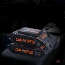 باكت مناديل مبللة 80 منديل لتنظيف وتلميع السيارة من الداخل