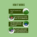 كرة تفاعلية دوارة لتسلية القطط والحيوانات الاليفة بيو اس بي للشحن